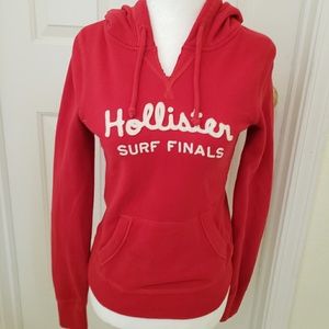 RED HOLLISTER HOODIE